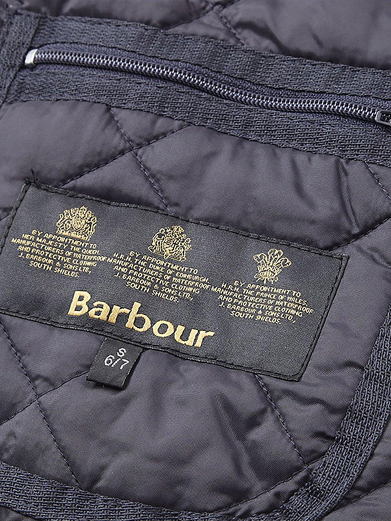 boy's barbour liddesdale quilted jacket