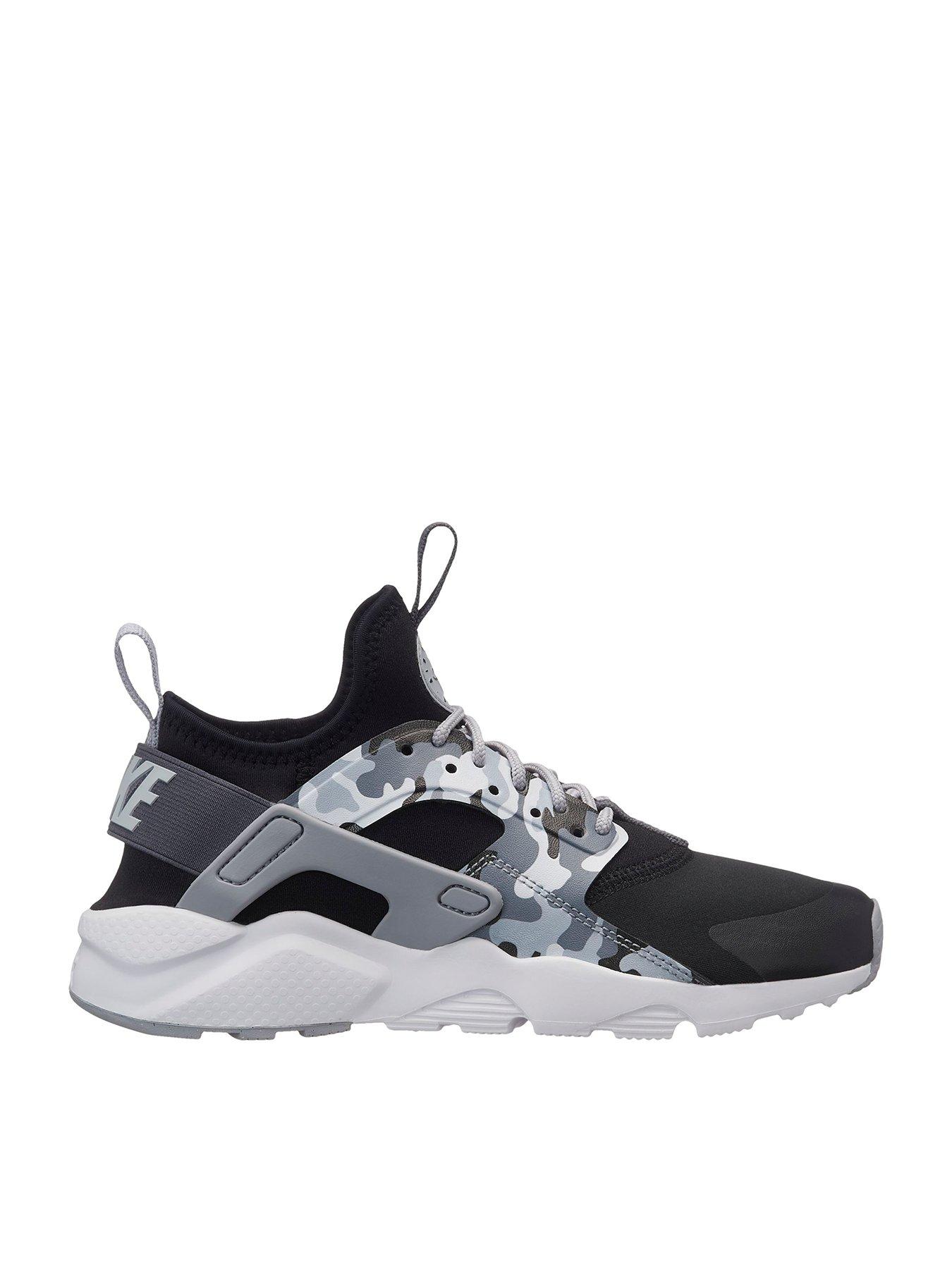 Nike Air Huarache Run Ultra Printed Junior Trainers Black Grey Very Co Uk