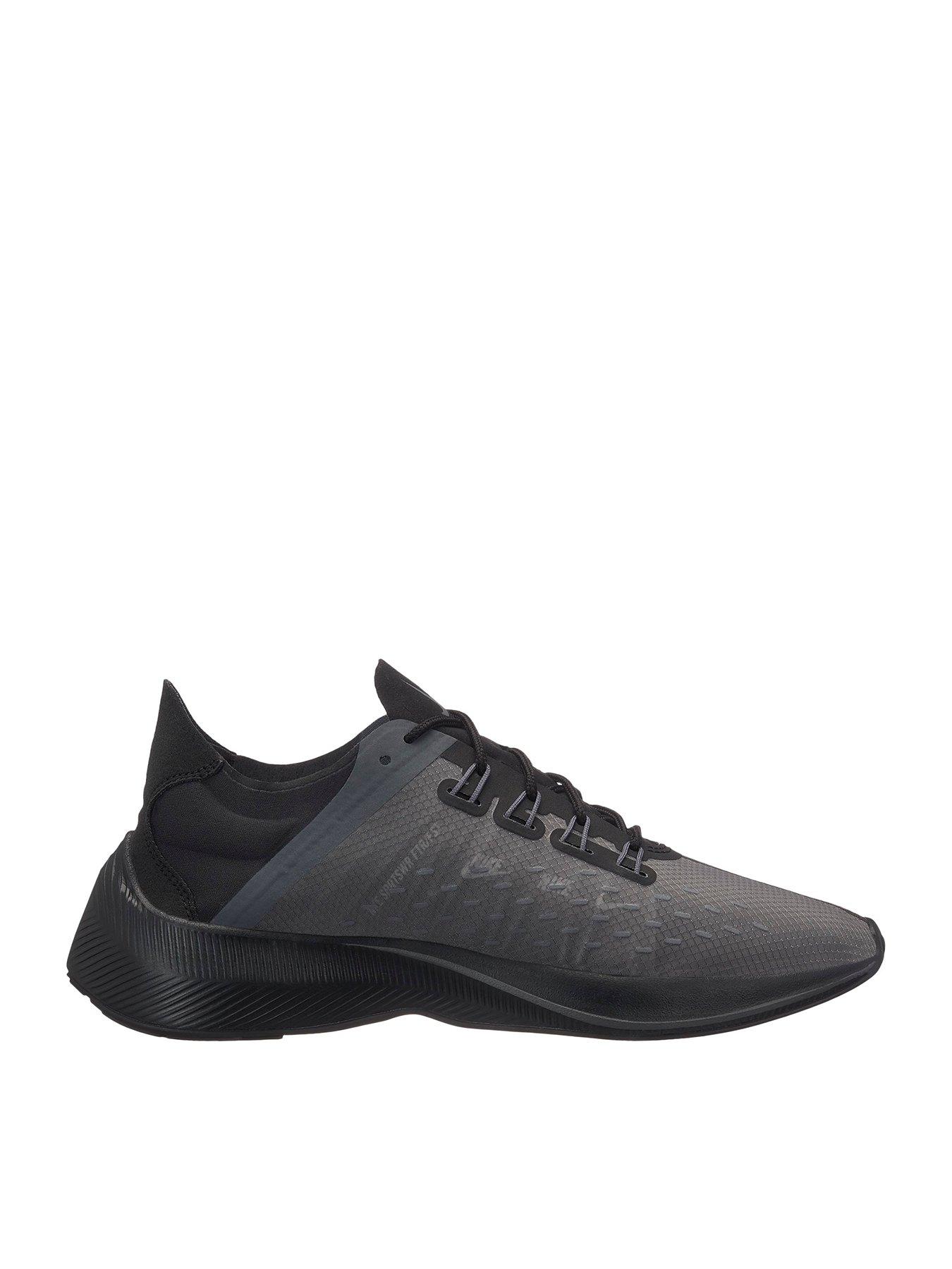 nike black and grey future fast racer trainers