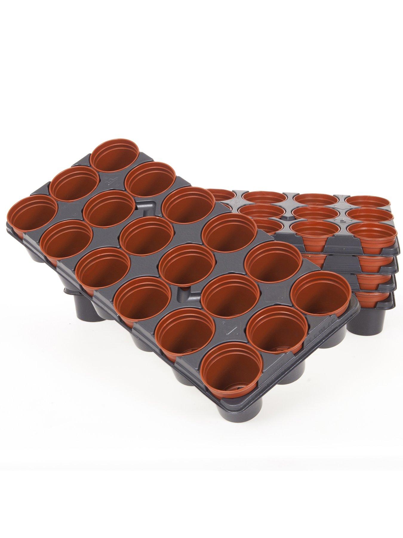 Product photograph of You Garden Professional Shuttle Trays Including 90 Pots For Pricking Out from very.co.uk