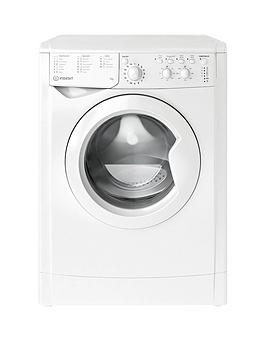 Product photograph of Indesit Ecotime Iwc71252eco 7kg Load 1200 Spin Washing Machine - White from very.co.uk