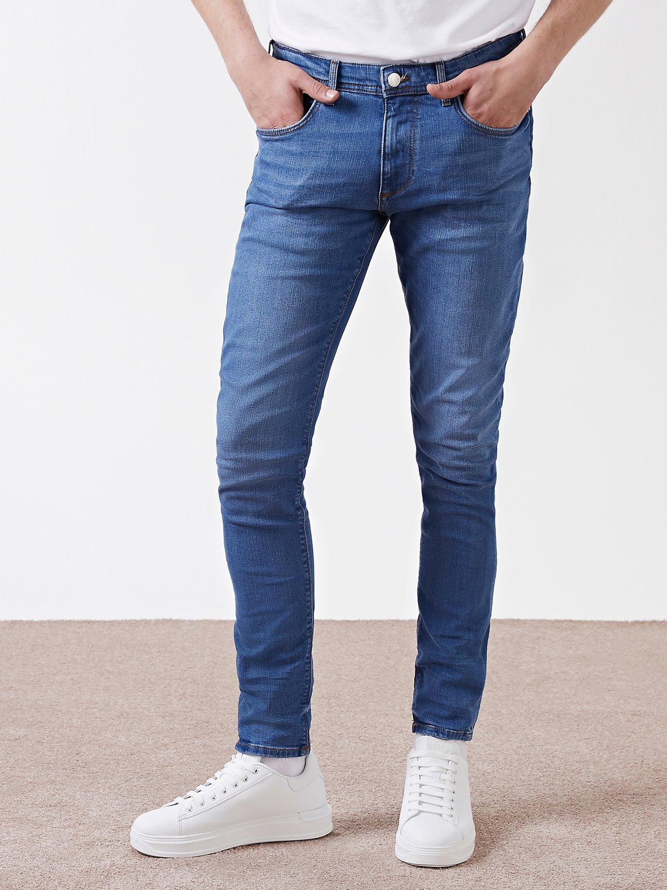 STRETCH SLIM FIT JEANS - Blue