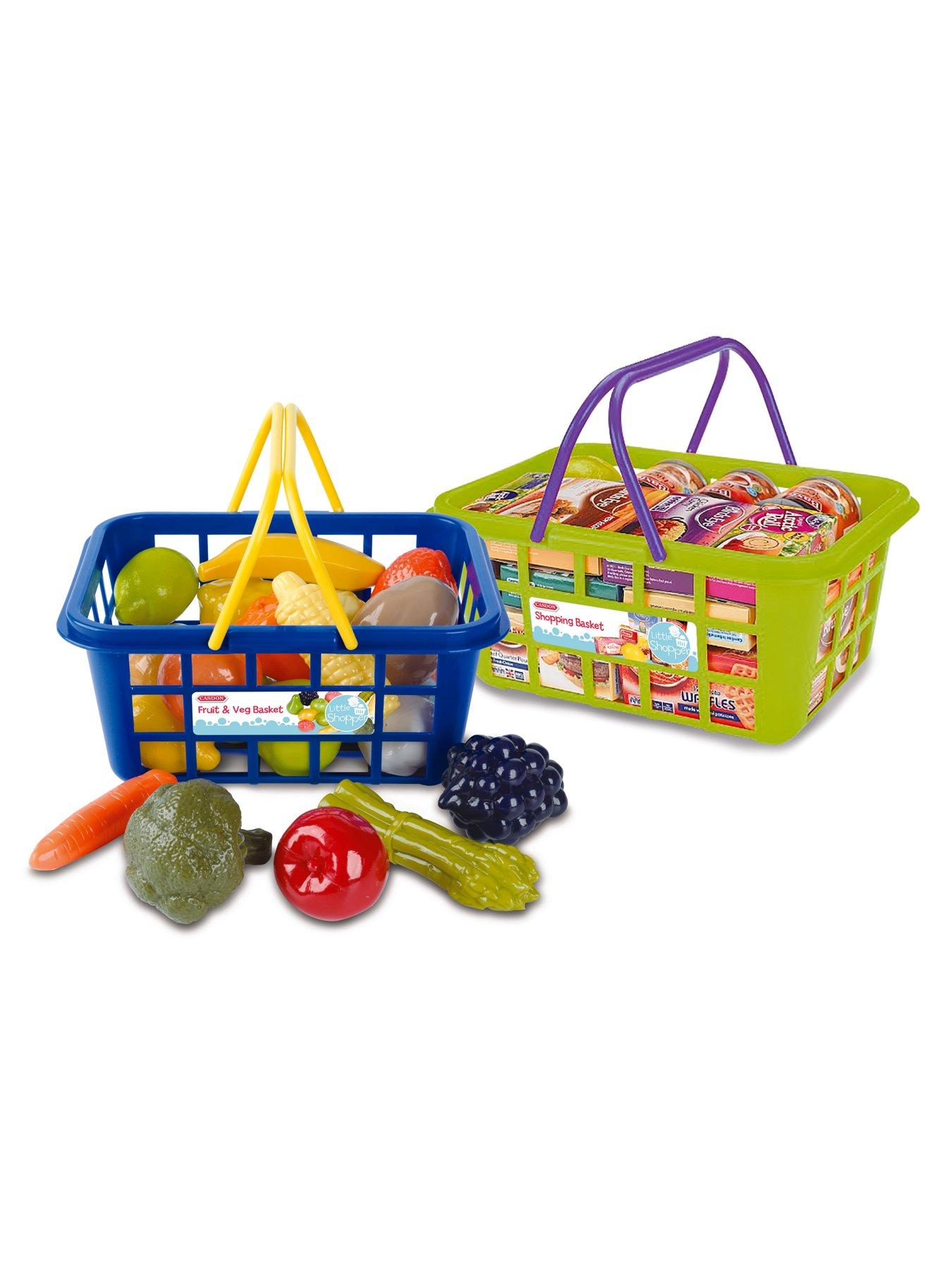 casdon shopping basket with food