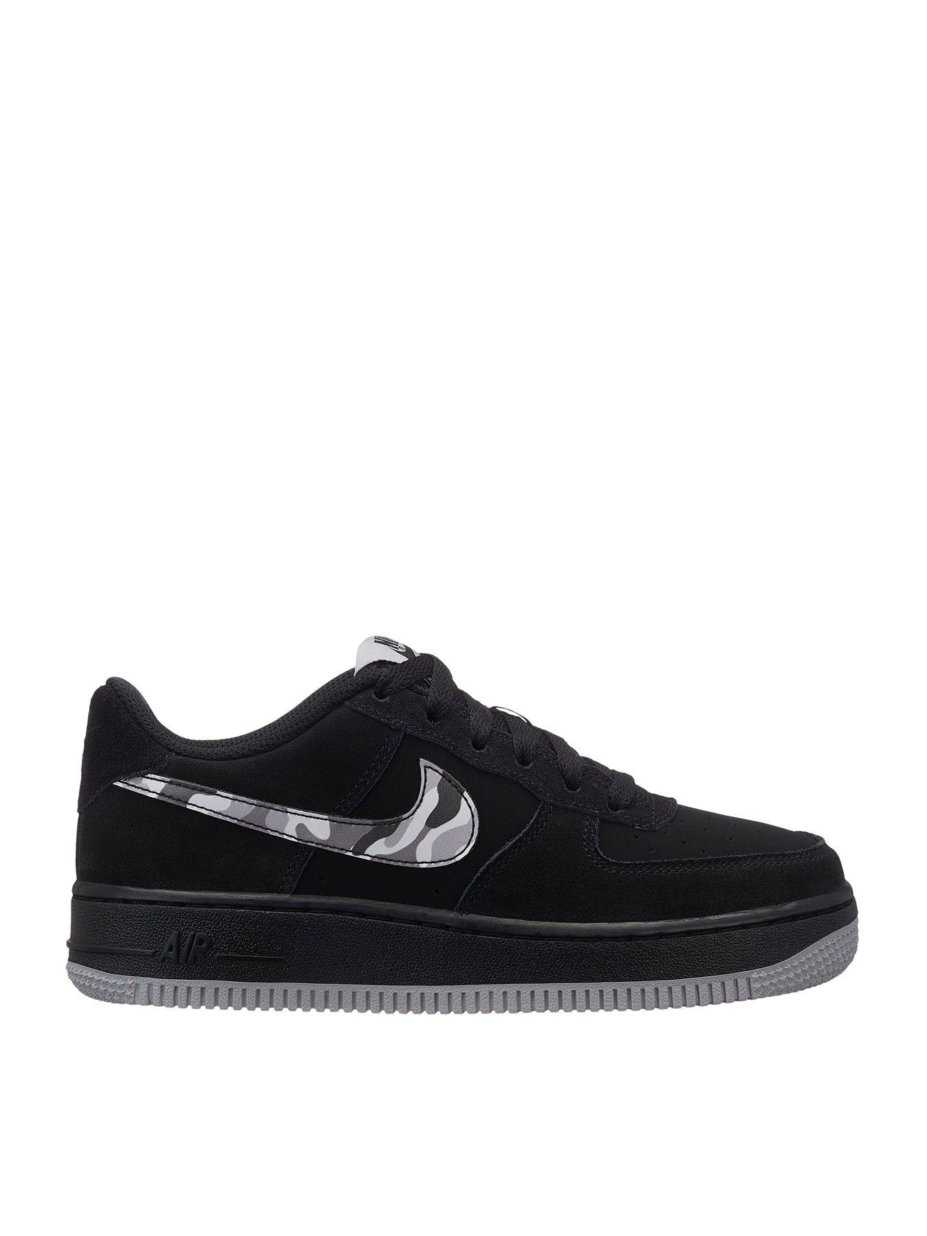 nike junior air force 1 black