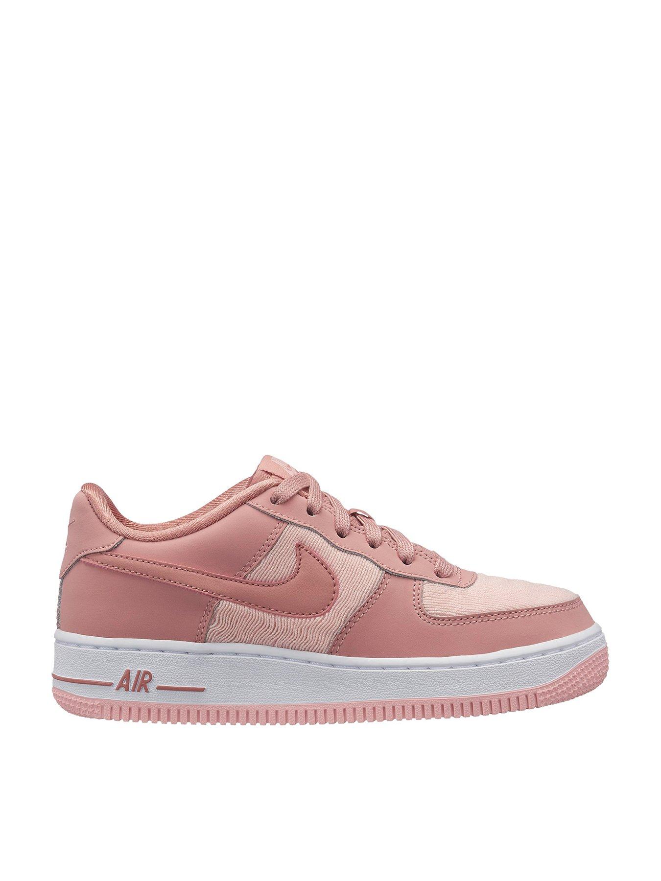 pink suede air force 1 junior