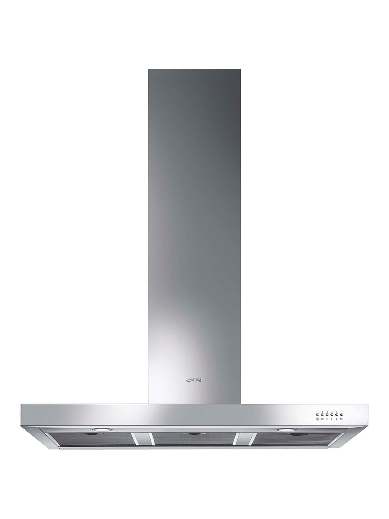 Smeg Ks110Xe 110Cm Symphony Stainless Steel Chimney Hood - Stainless Steel