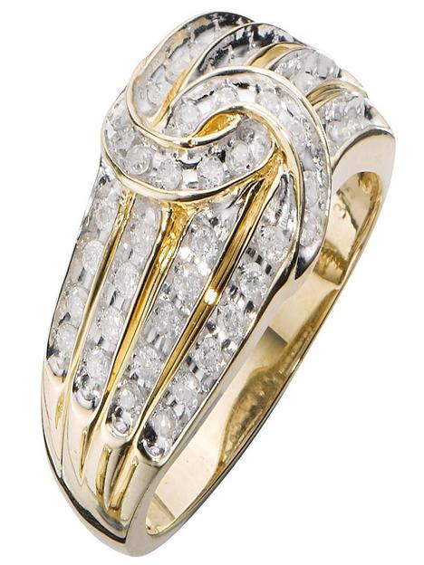 love-diamond-9-carat-yellow-gold-50-point-diamond-four-row-knot-ring