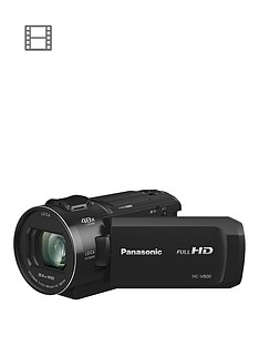 Panasonic HC-V800 - Full HD, 25mm Wide, 24x zoom, Leica Lens - Black