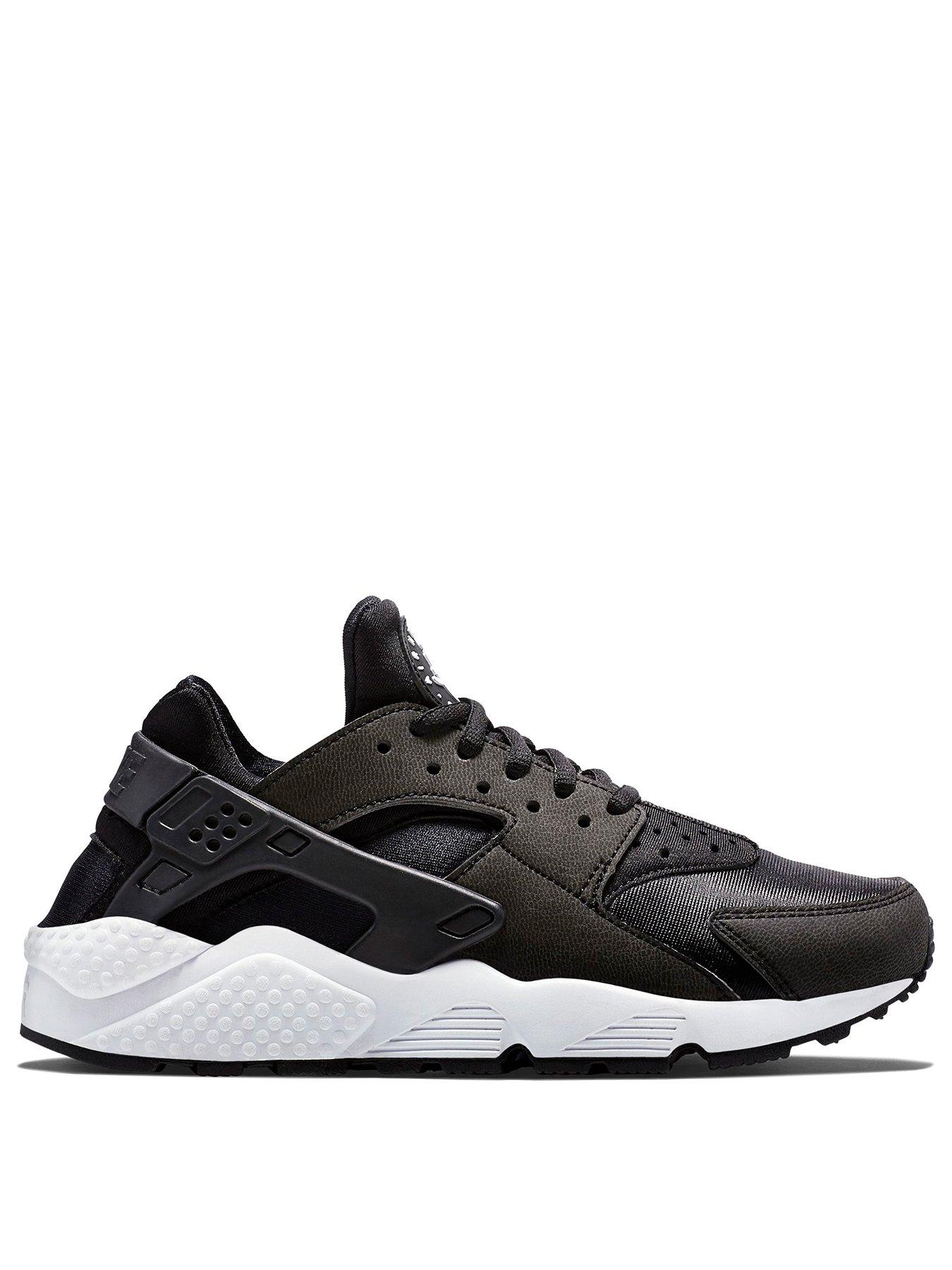 black and white huaraches