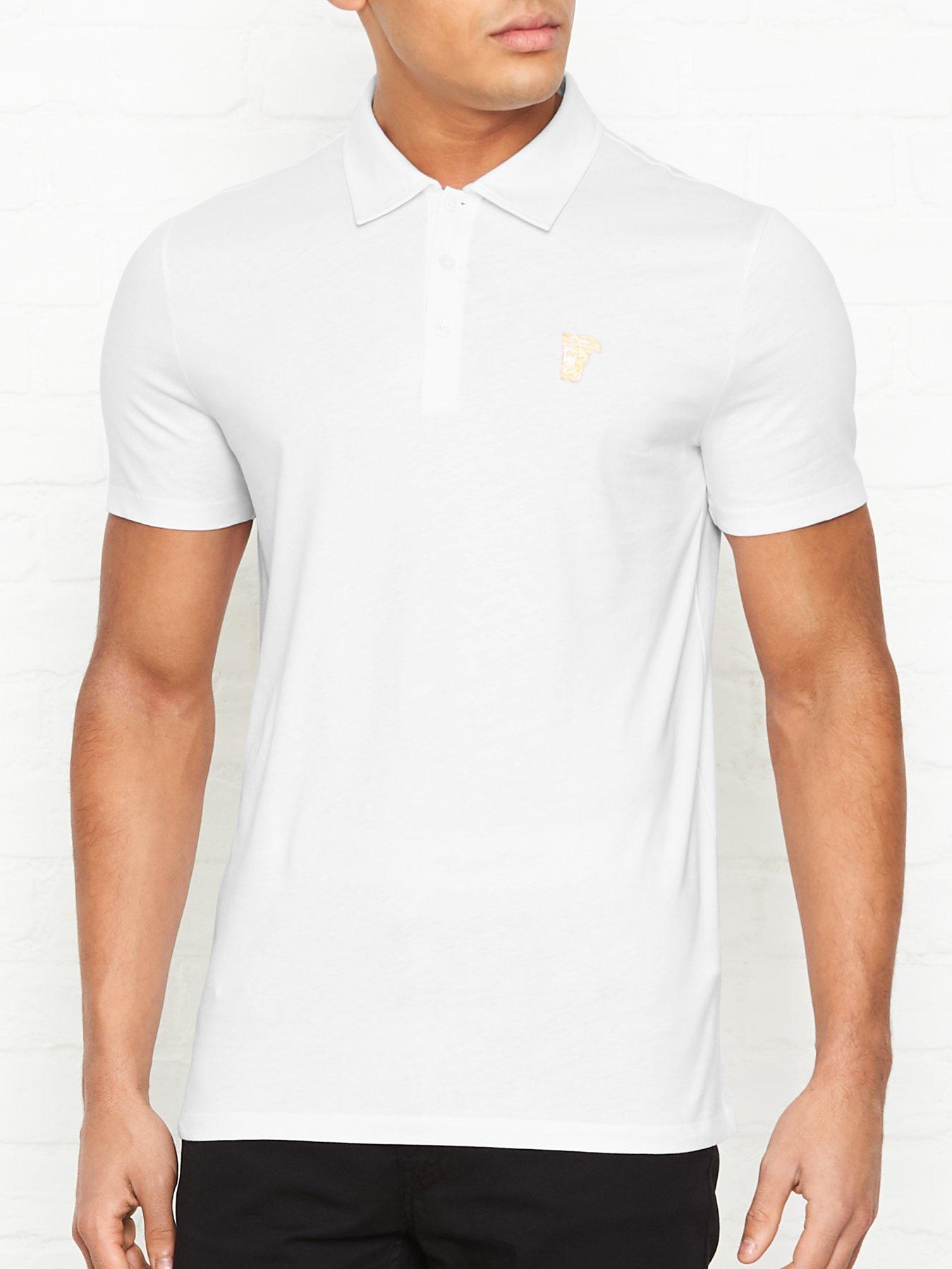 versace polo white