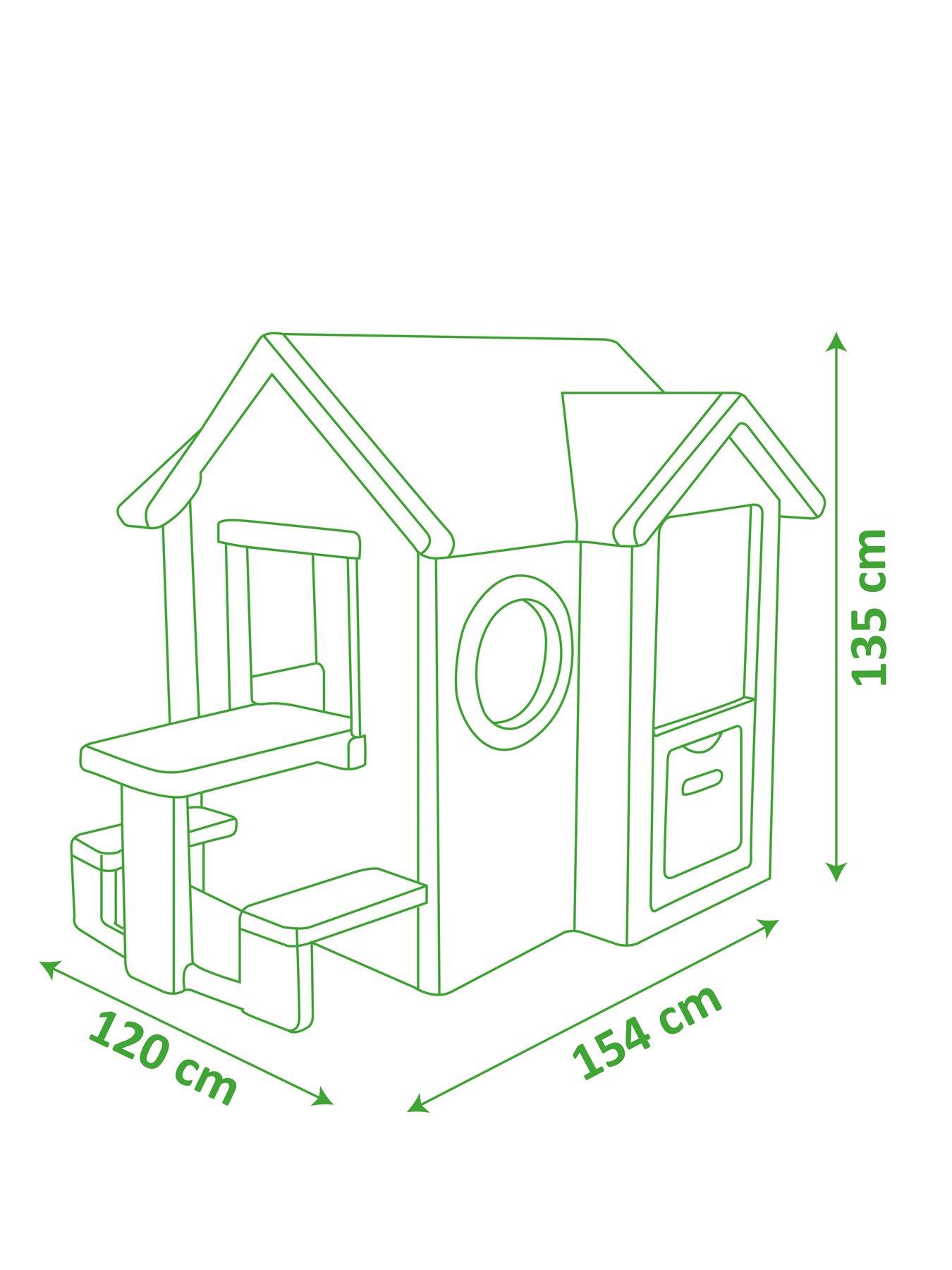 smoby playhouse with picnic table