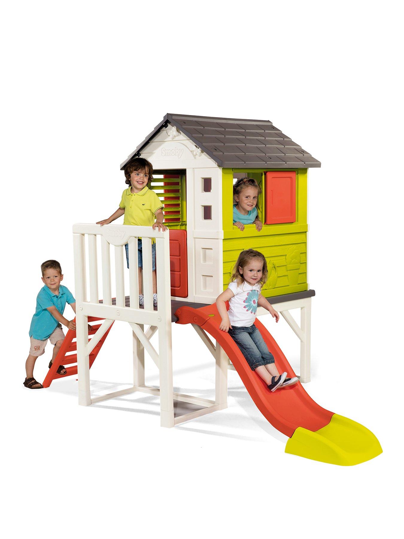 Fashion smoby playhouse with slide