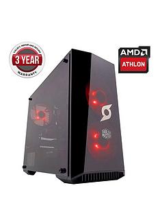 Zoostorm Stormforce Onyx AMD 200GE Processor, 8Gb RAM, 2Tb Hard Drive Gaming PC