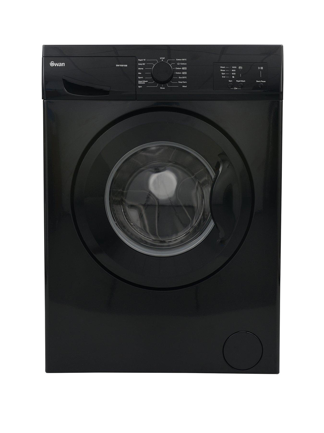 Swan Sw15810B 6Lg Load, 1200 Spin Washing Machine – Black