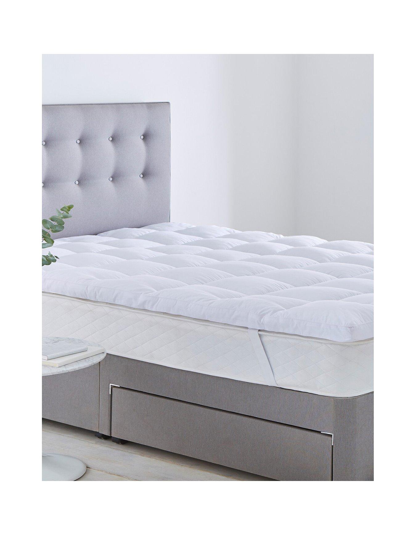 Mattress Topper 4 Deep Hotel Quality Thick Single Double King Super King  10Cm