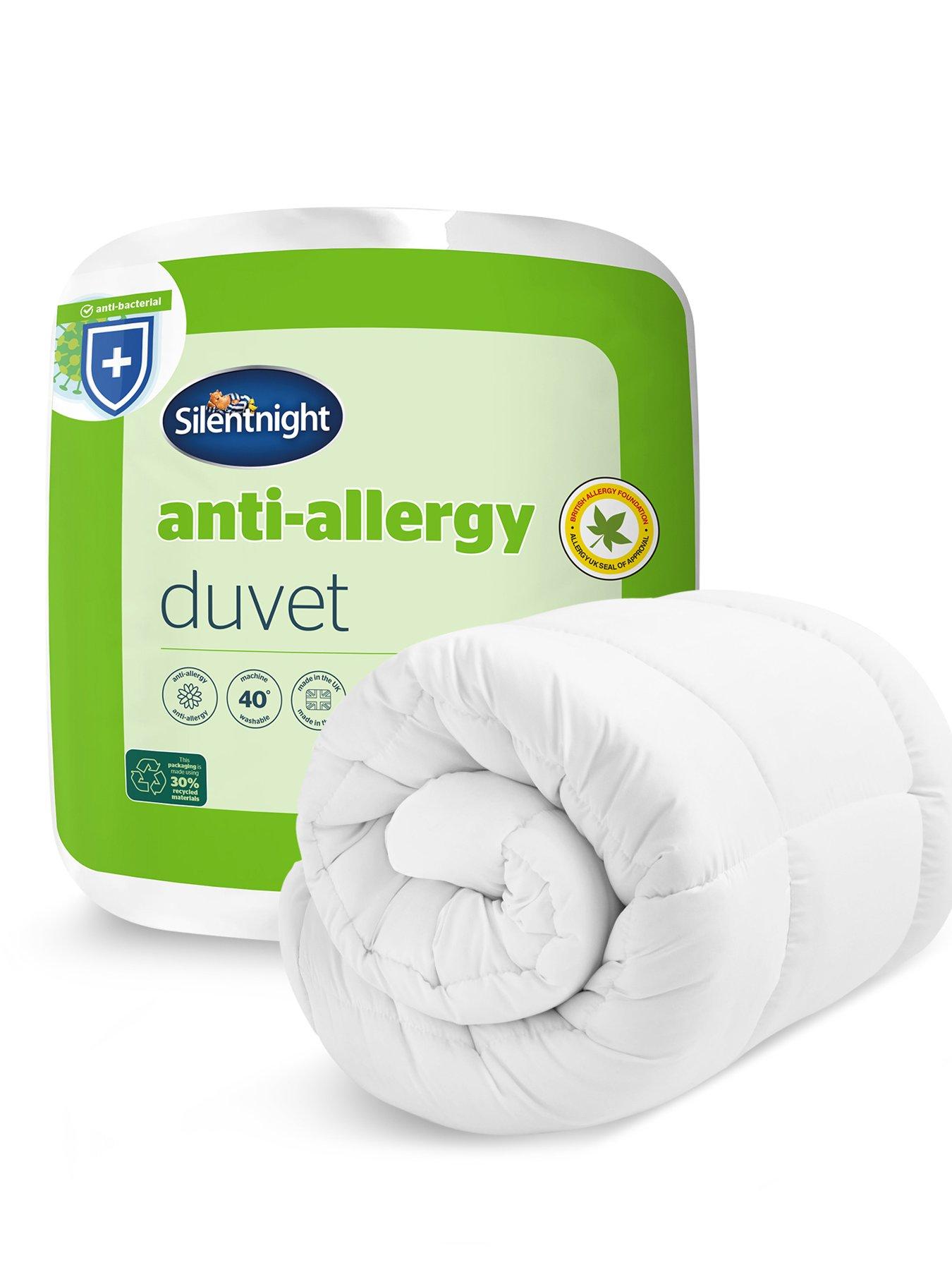 Image 1 of 7 of Silentnight Anti Allergy, Anti Bacterial 10.5 Tog Duvet - White