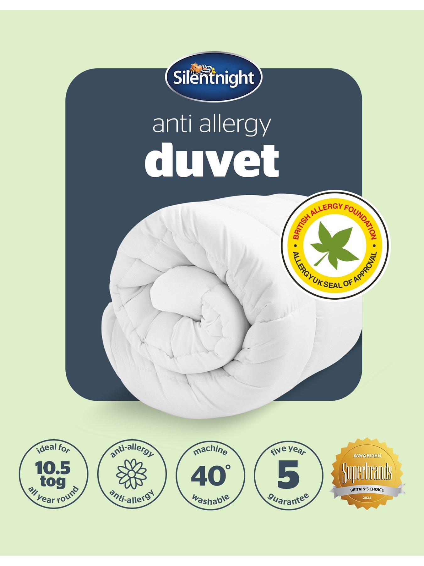 Image 7 of 7 of Silentnight Anti Allergy, Anti Bacterial 10.5 Tog Duvet - White