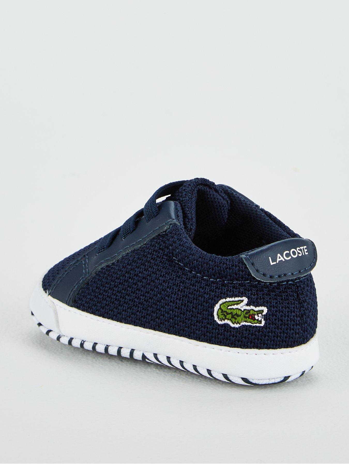 lacoste newborn baby shoes