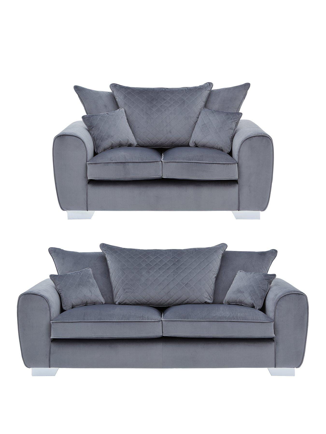 Vibe Fabric 3 Seater + 2 Seater Scatter 