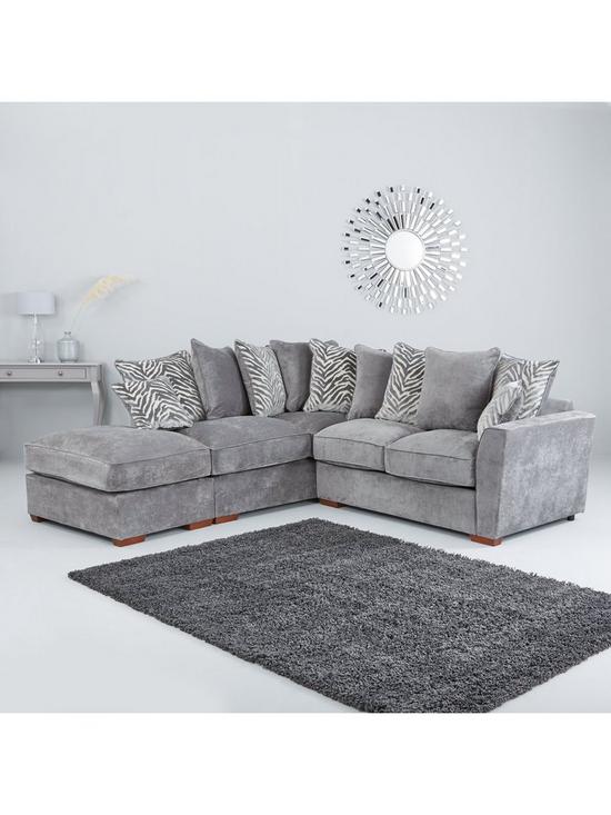 stillFront image of kingston-fabric-leftnbsphand-scatter-back-corner-chaisenbspwith-footstool