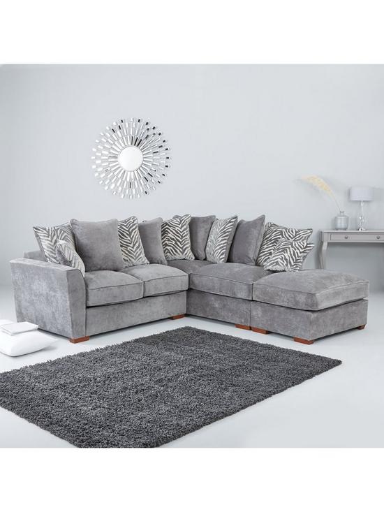 stillFront image of kingston-rightnbsphand-scatter-back-corner-chaise-sofa-bed-with-footstool