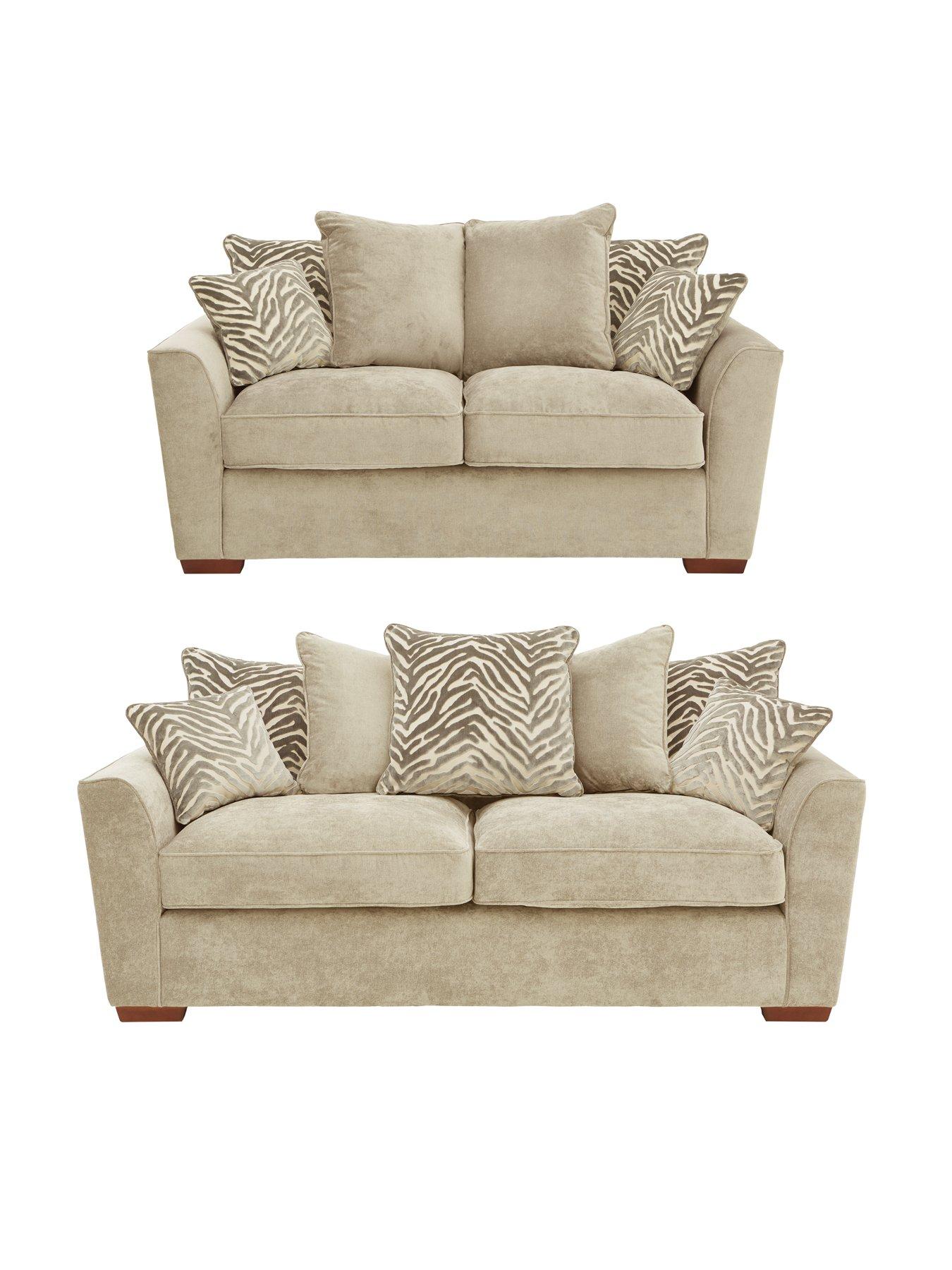 undefined Kingston 3 Seater + 2 Seater Scatter Back Sofa Set