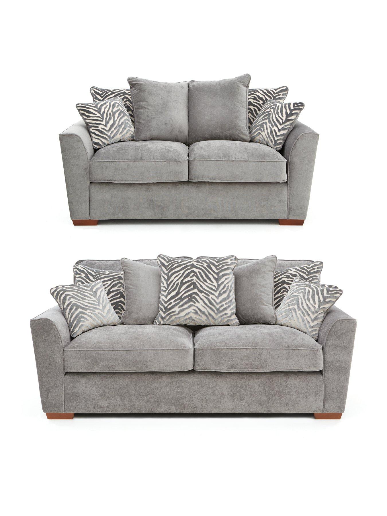 undefined Kingston 3 Seater + 2 Seater Scatter Back Sofa Set