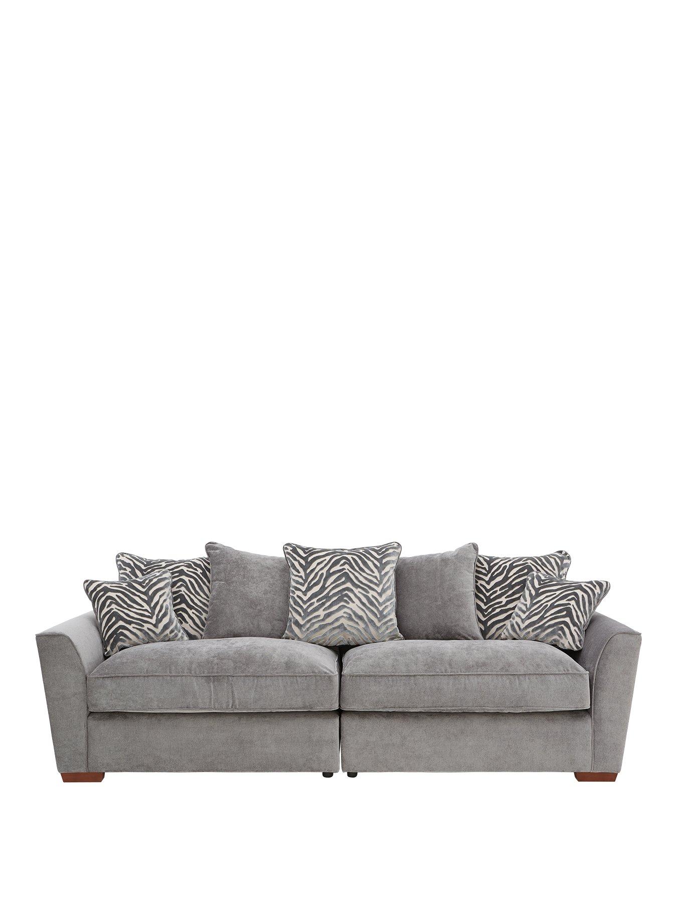Product photograph of Very Home Kingston 4 Seater Scatter Back Sofa from very.co.uk