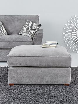 Product photograph of Very Home Kingston Footstool from very.co.uk