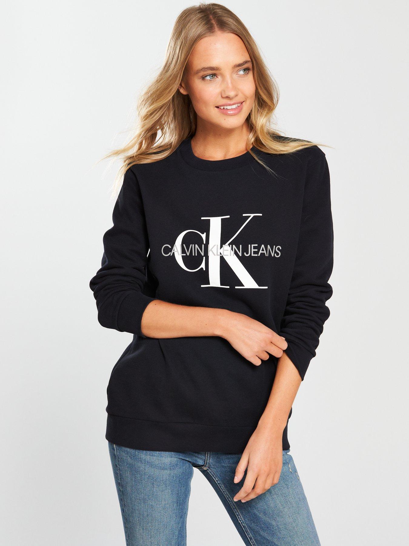 calvin klein logo sweatshirt