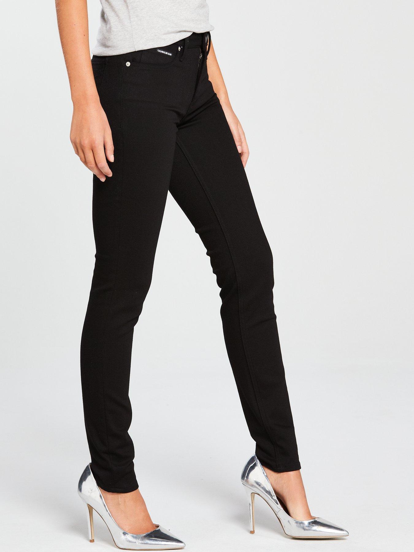 mid rise skinny jeans calvin klein