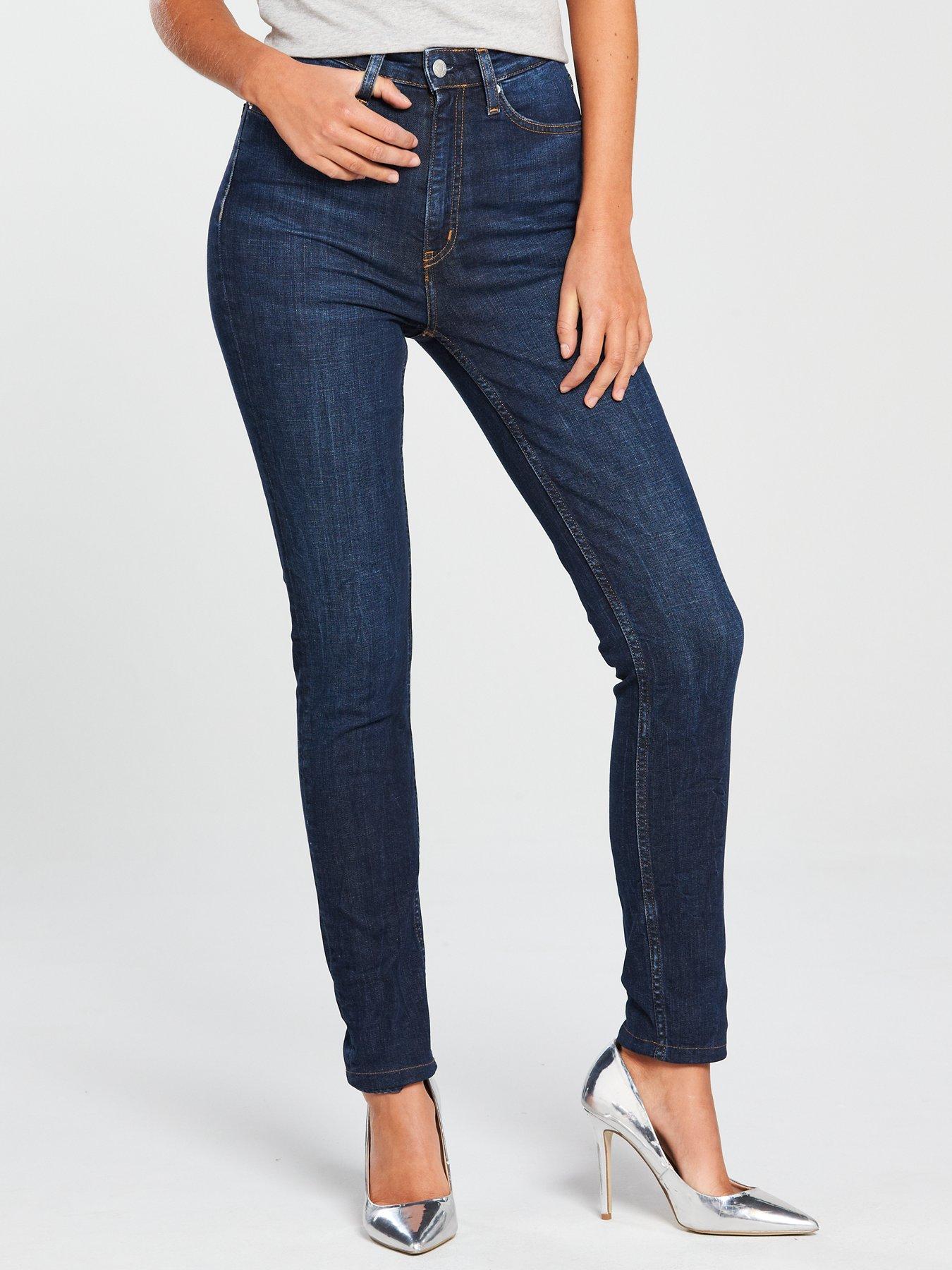 calvin klein high waisted jeans