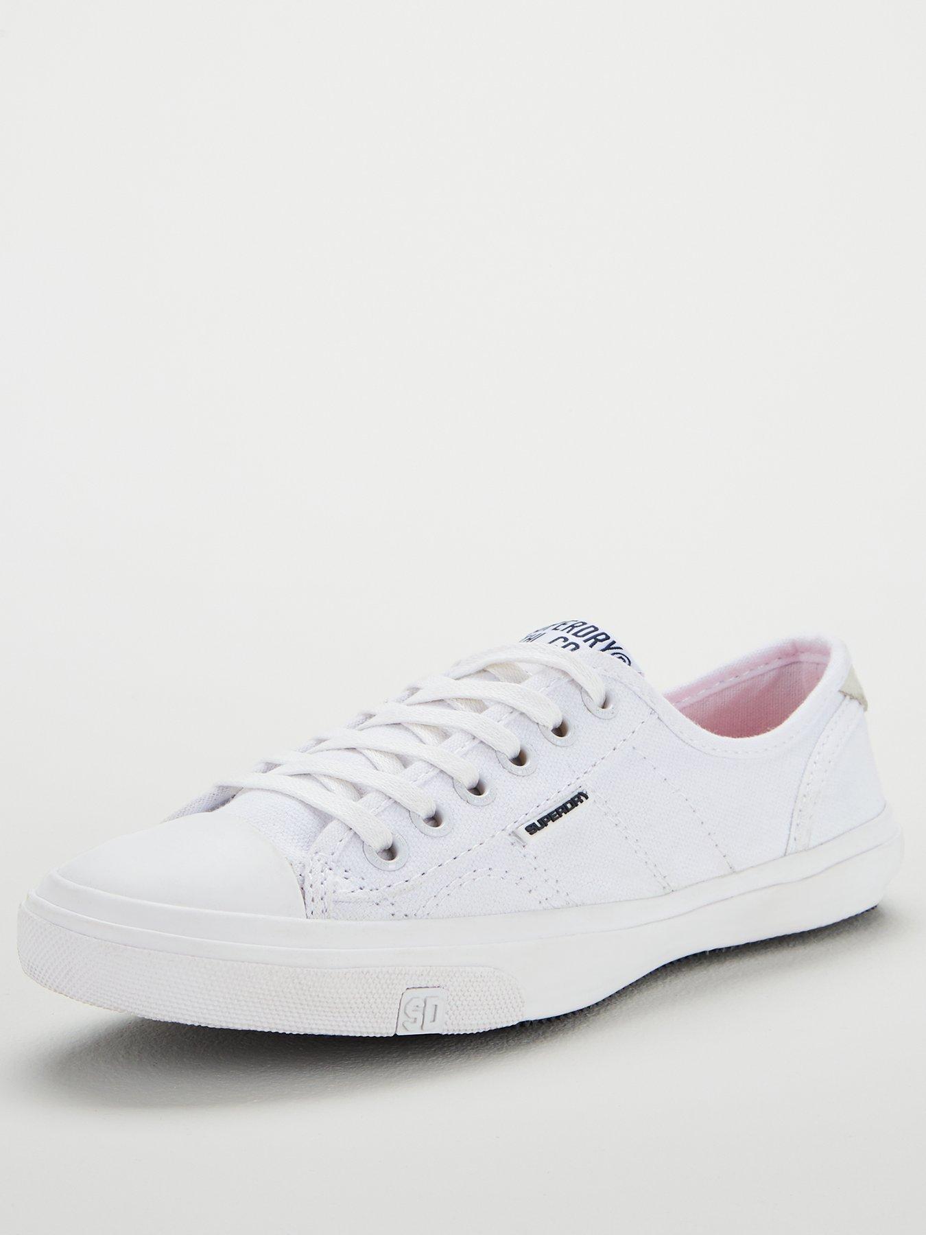 superdry white pumps