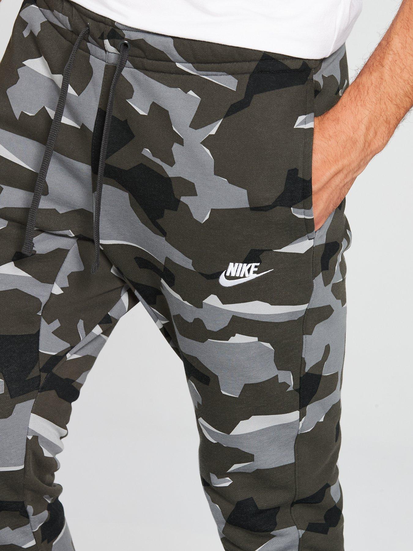 nike camo tracksuit bottoms