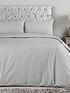  image of very-home-luxury-300-thread-count-nbspsoft-touch-sateen-stripe-duvet-cover-set-cream