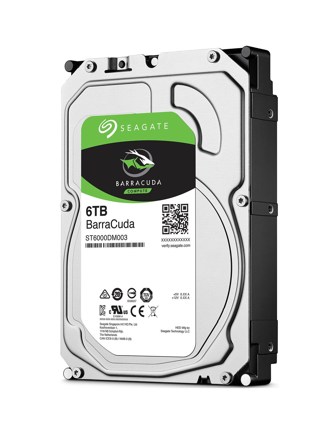 6Tb BarraCuda 3.5 inch Internal Hard Drive for PC