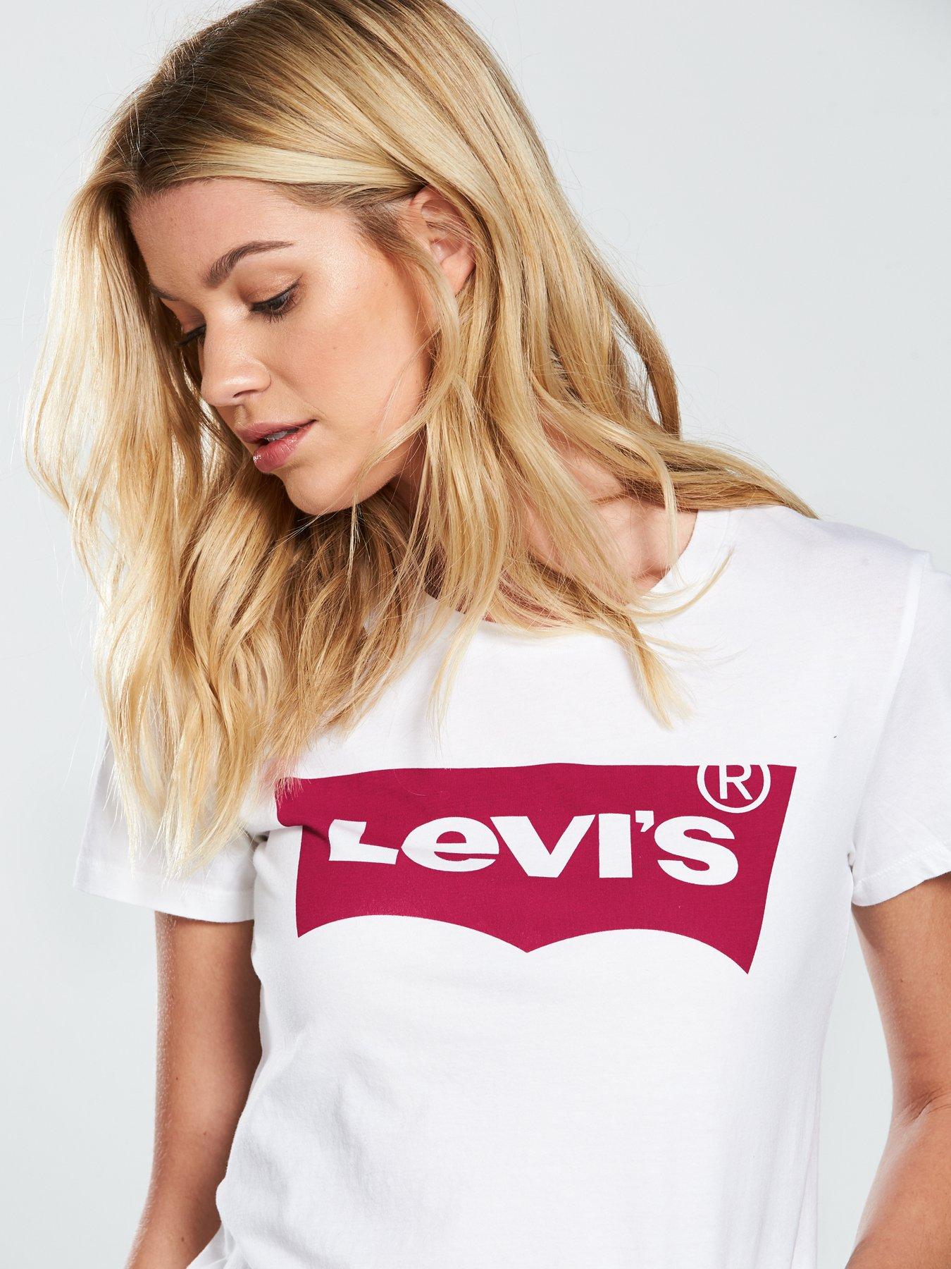 Levi's The Perfect T-Shirt - Large Batwing White | Very.co.uk