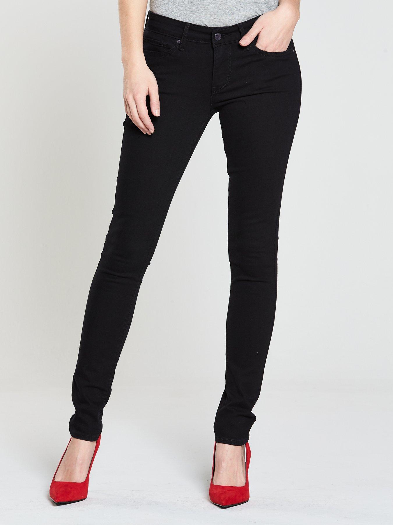 Levi's mid rise skinny on sale black