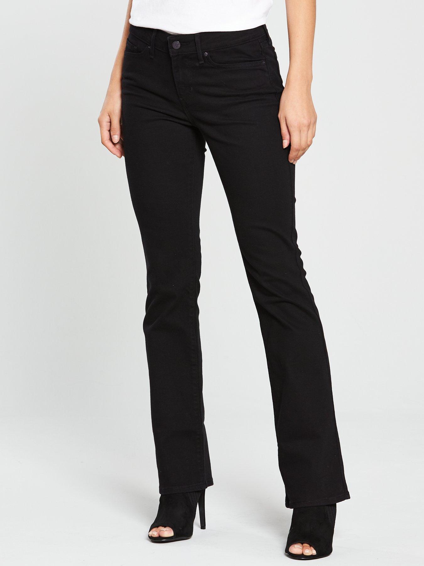 levi mid rise bootcut jeans