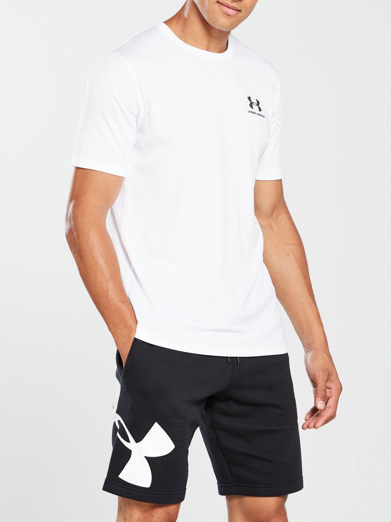 UNDER ARMOUR Training Left Chest Logo T-Shirt - White | very.co.uk