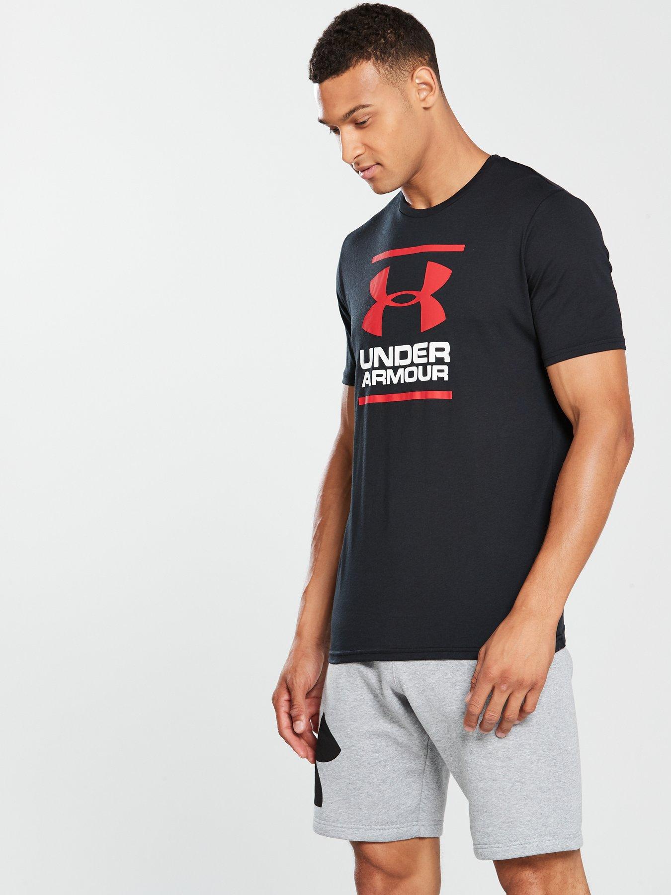 UNDER ARMOUR Training Graphic Logo Foundation T-Shirt - Black | Very.co.uk