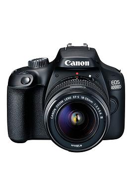 Canon Eos 4000D Slr Camera With Ef-S 18-55Mm Non Is Dc Iii Lens Kit
