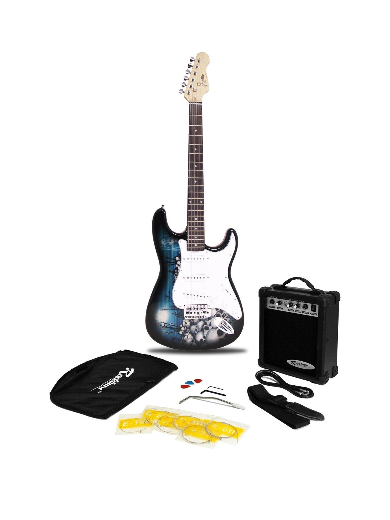 Image 1 of 5 of RockJam Jaxville Custom Design Electric Guitar Package - Reaper