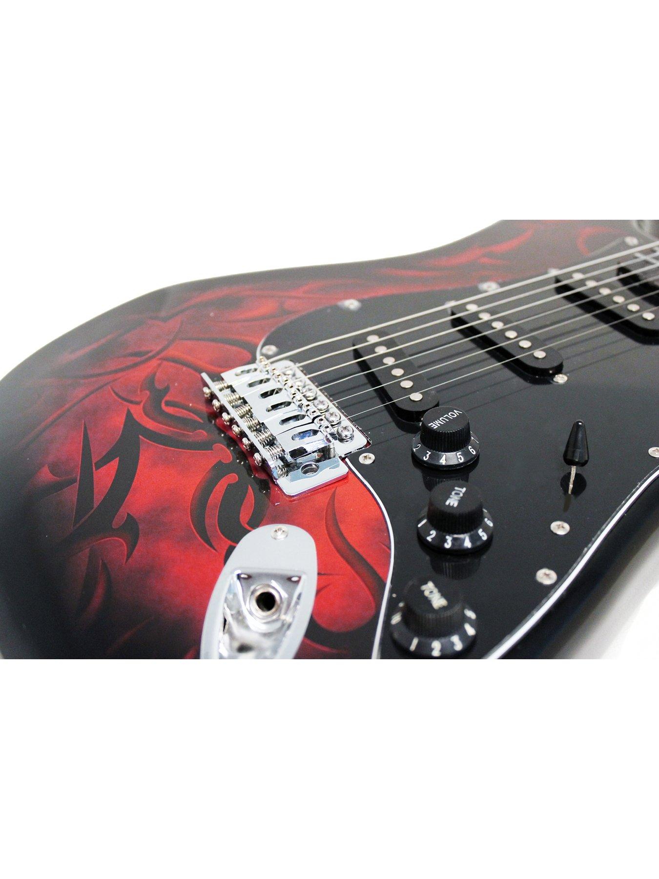 Image 5 of 5 of RockJam Jaxville Custom Design Electric Guitar Package - Demon