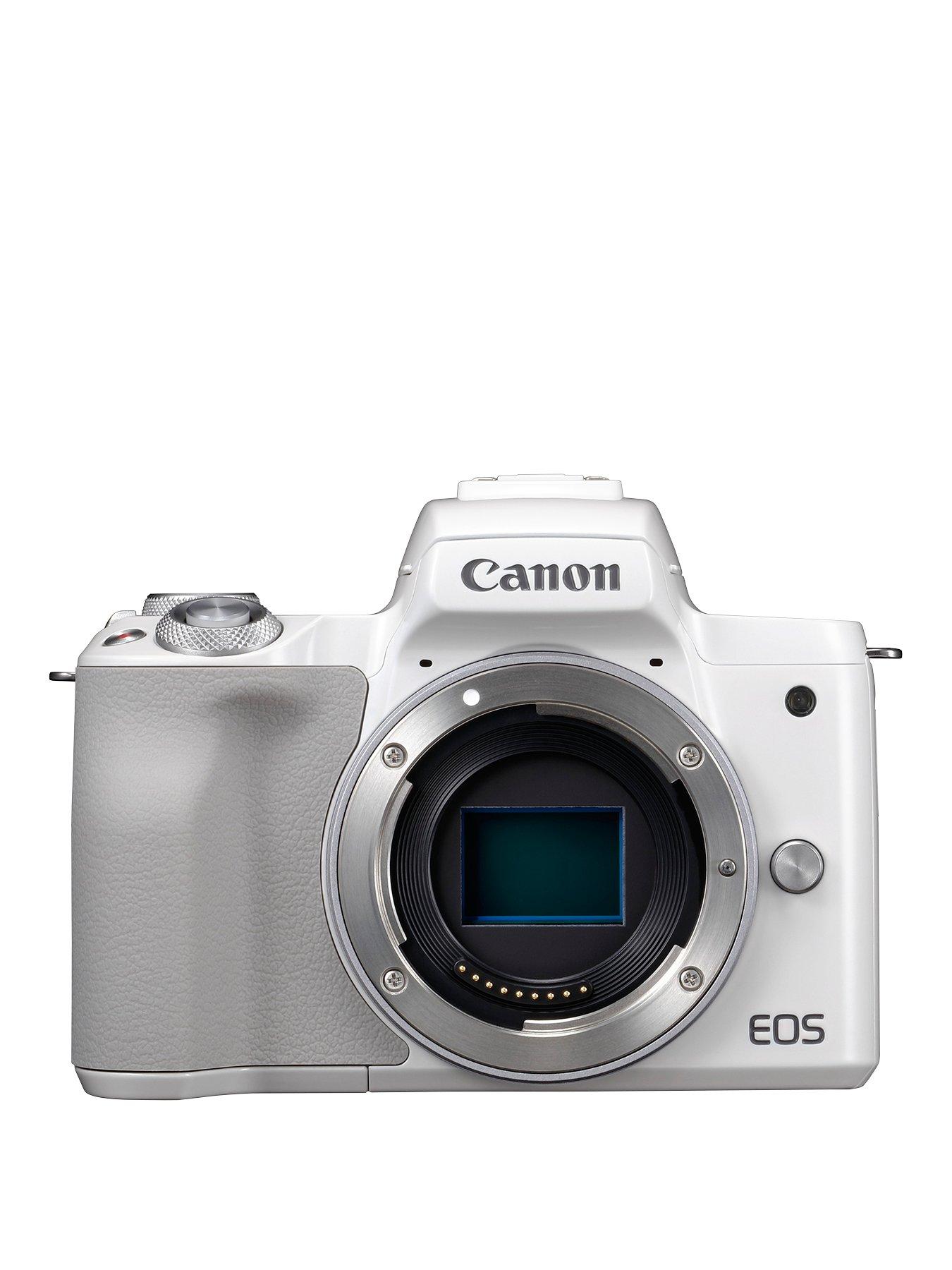 Canon Eos M50 Csc Camera (White) - Body Only