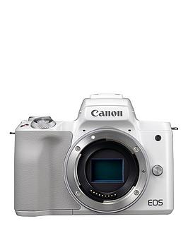 Canon Eos M50 Csc Camera (White) – Body Only