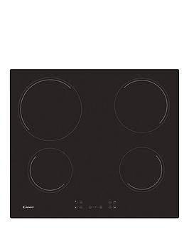Product photograph of Candy Ch64ccb 60cm Ceramic Hob - Hob With Installation from very.co.uk