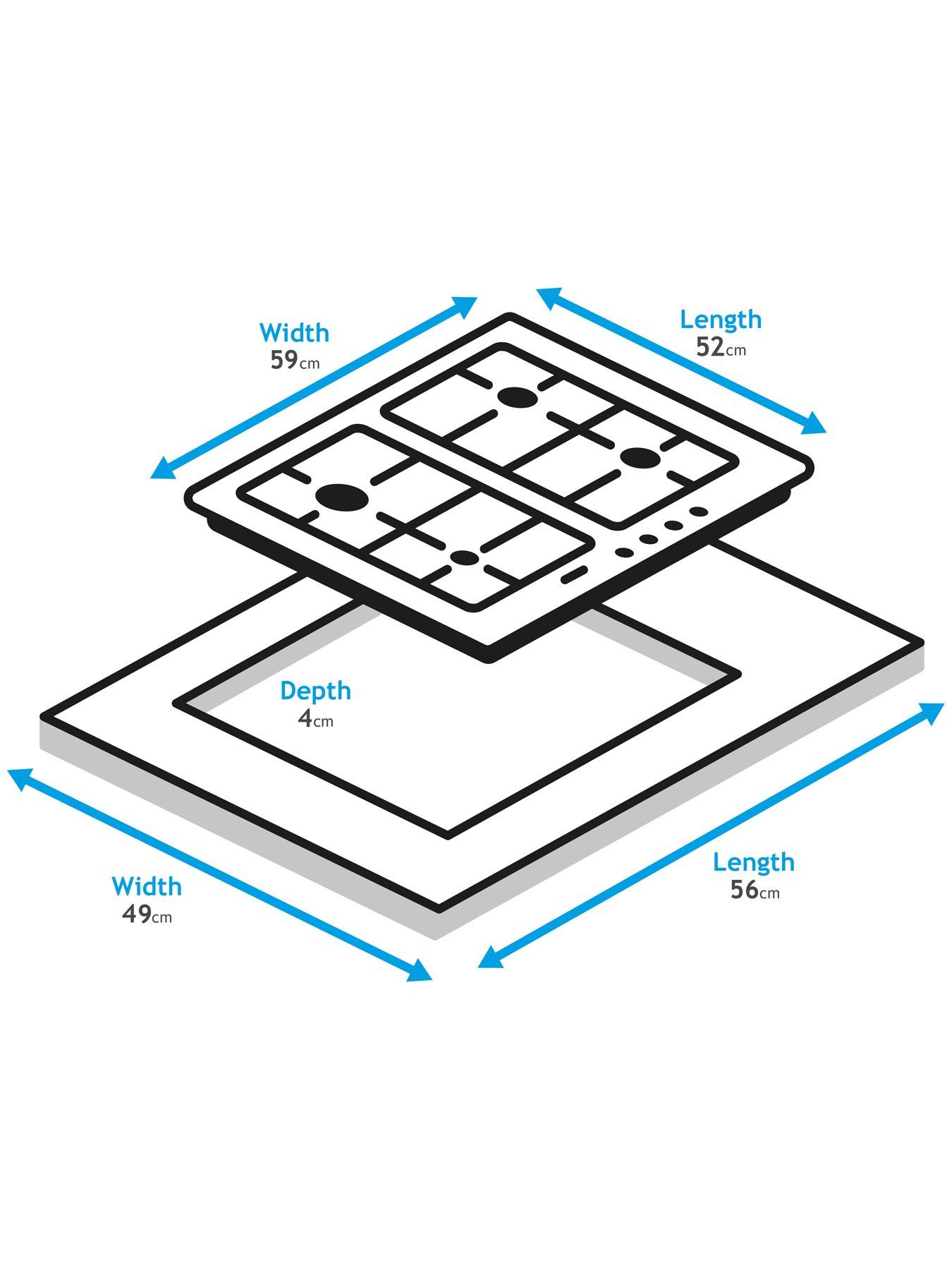 Image 7 of 7 of Candy CH64CCB&nbsp;60cm Ceramic Hob with Optional Installation - Black