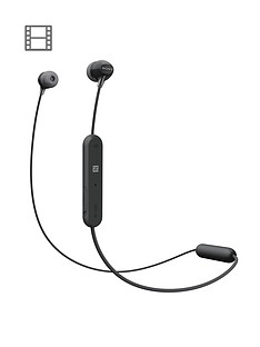 Sony WI-C300 Wireless In-Ear Headphones with Bluetooth/NFC - Black