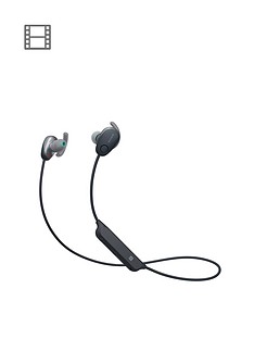 Sony WI-SP600N Wireless Sports Headphones with Noise Cancelling and IPX4 Splash Proof - Black